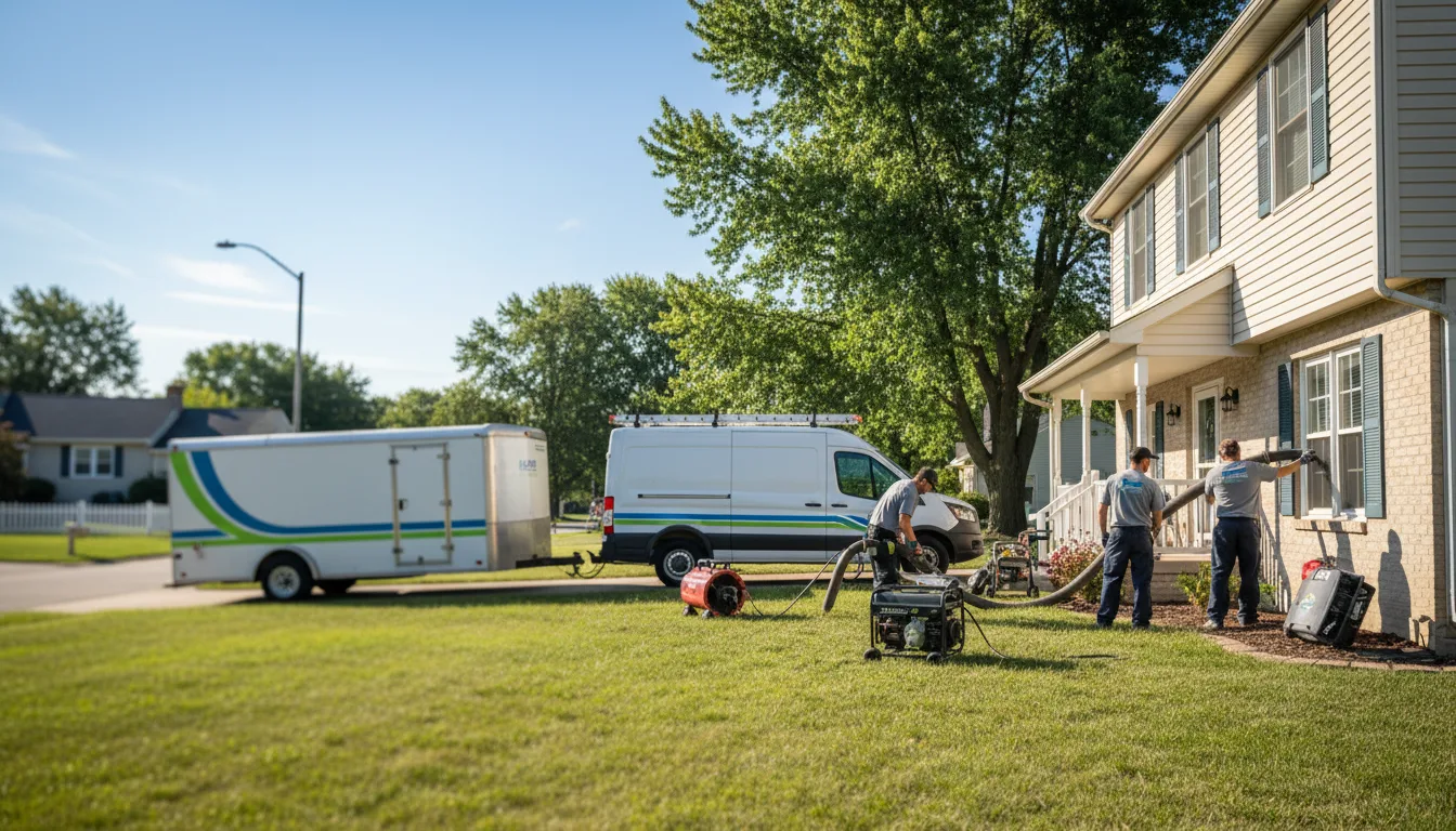 Flooded Basement Restoration And Cleanup With Repair in Berea, OH near me
